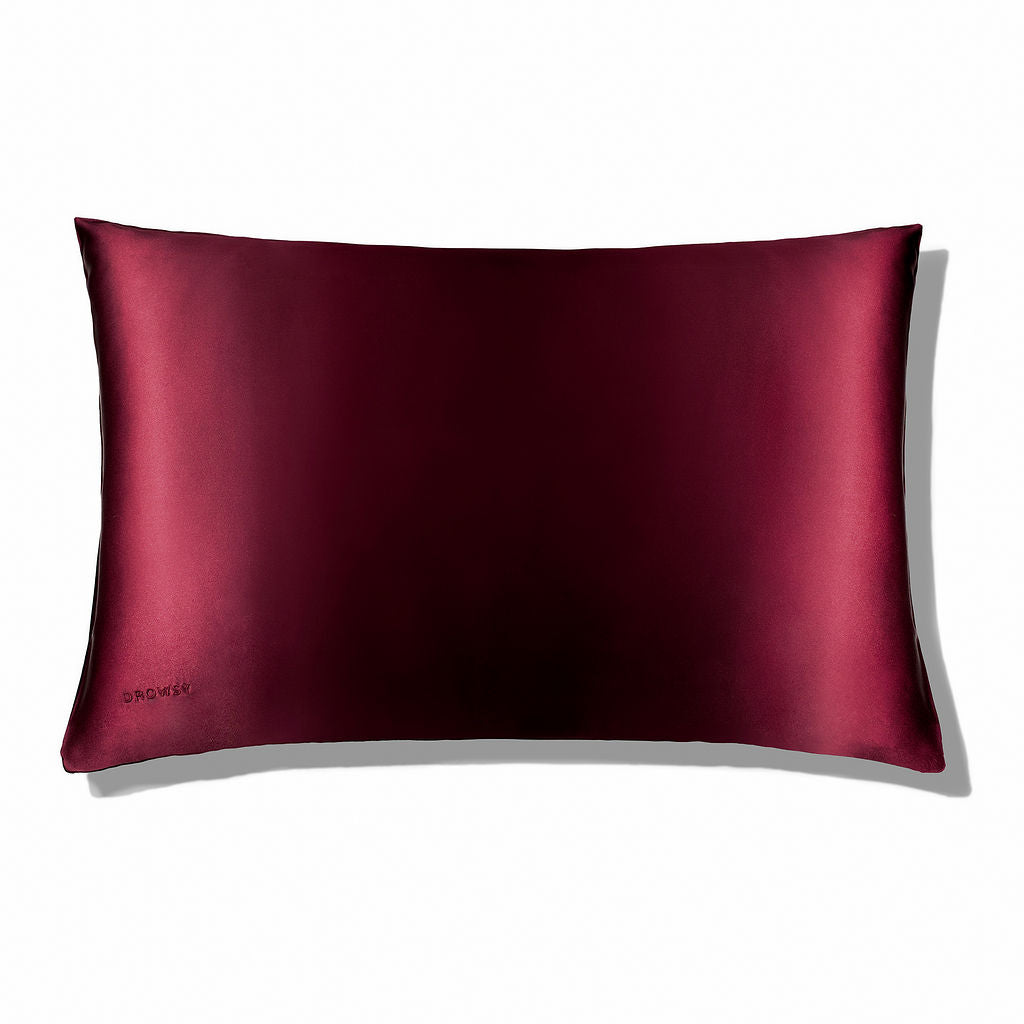 La Vie En Rouge Silk Pillowcase