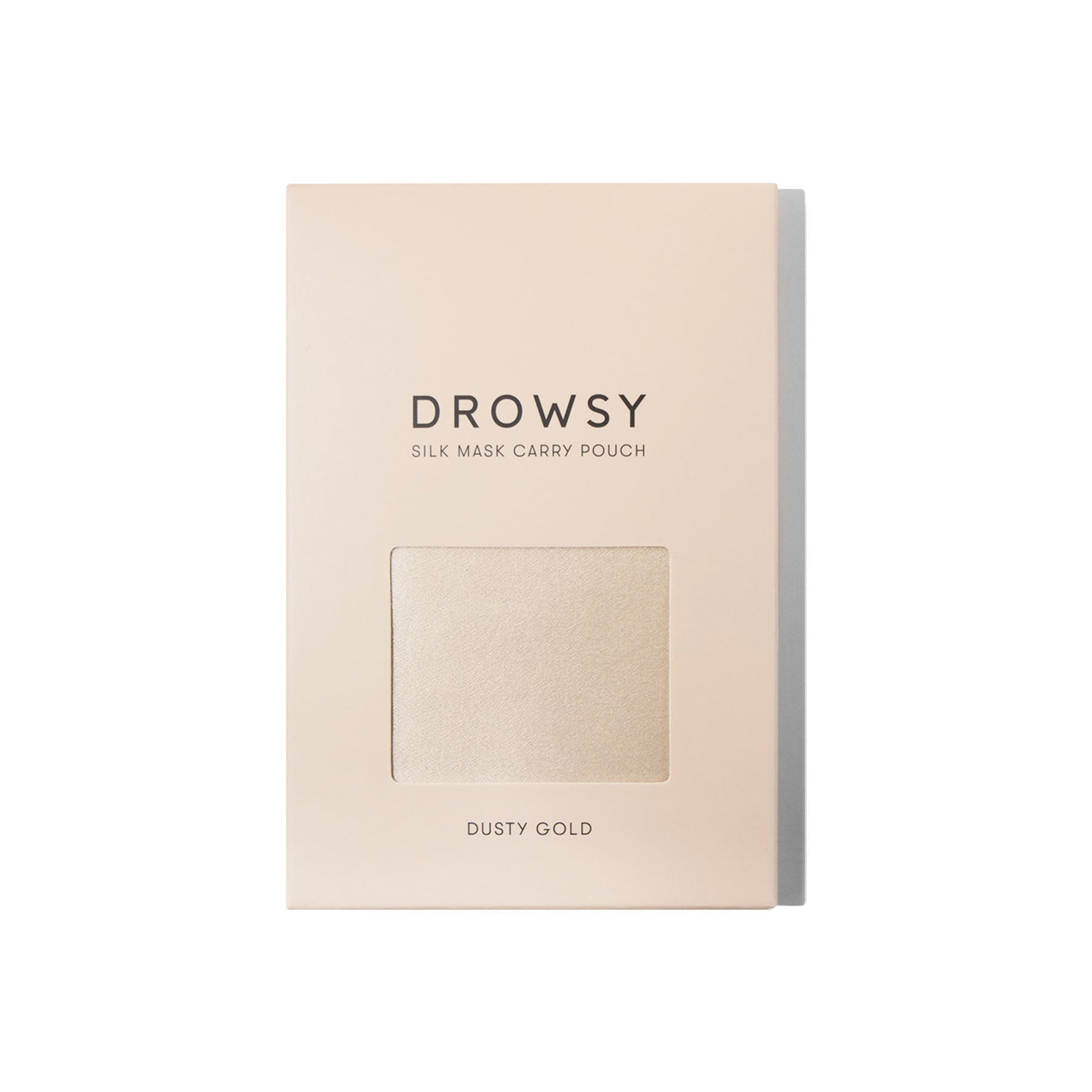 Dusty Gold Silk Carry Pouch