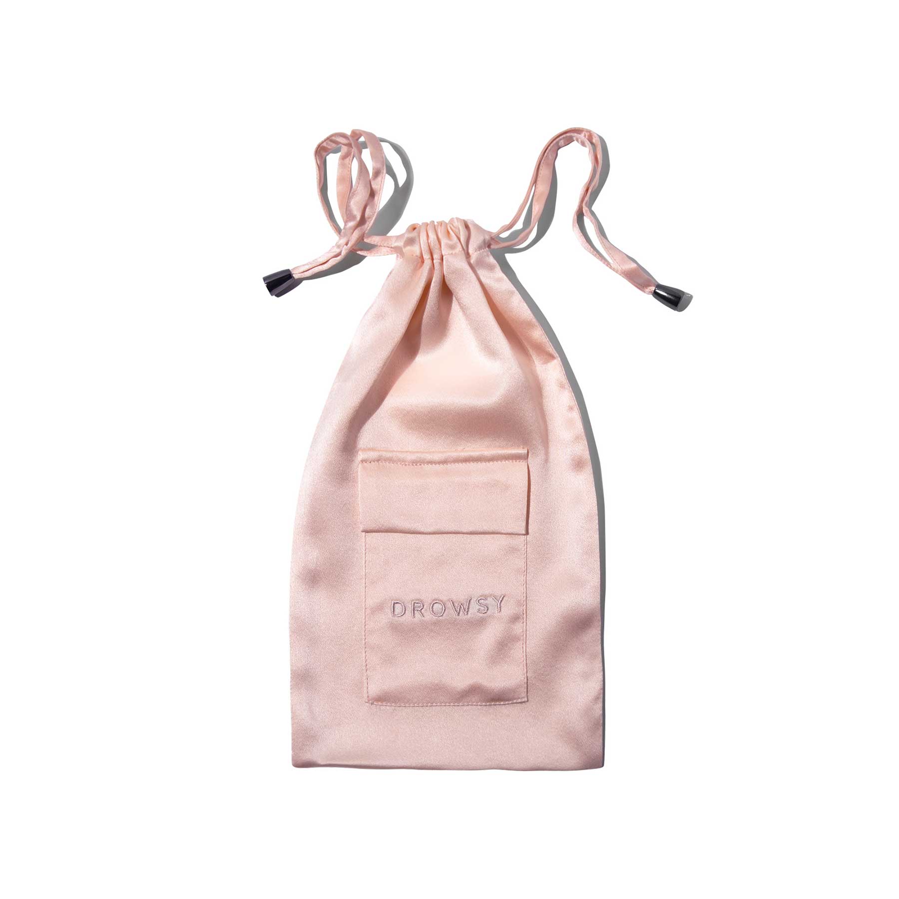 Sunset Pink Silk Carry Pouch